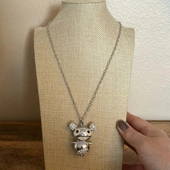 Source Unknown Jewelry - 2000’s Y2K Style Cartoon Anime Silver Tone Necklace